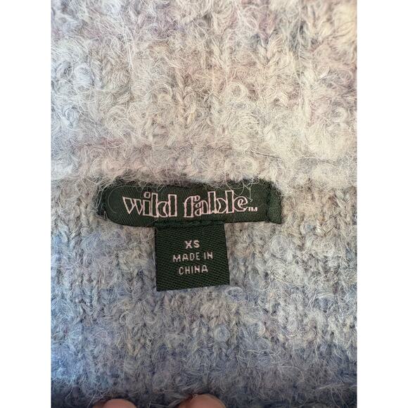 Wild Fable Pastel Multicolor Pullover Oversized Sweater XS - Picture 4 of 6